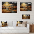 thumbnail image 4 of Designart "Countryside Moody Skies Collage II" Landscapes Print on Natural Pine Wood, 4 of 5
