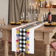 thumbnail image 2 of Table Runners 70 Inches Long Dress Scarves, Colorful Flowers Farmhouse Coffee/Dining/Kitchen Table Decor, Holiday Table Runner, Spring Floral Elegant Pastoral Watercolor 13x70 Inch, 2 of 9