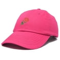 thumbnail image 4 of DALIX Red Rose Hat Premium Embroidered Baseball Cap Womens in Hot Pink, 4 of 6