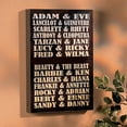 thumbnail image 2 of Famous Couples Sign - Home Decor - 1 Piece, 2 of 2