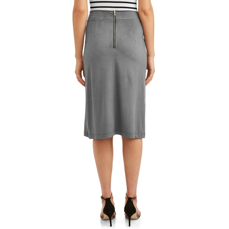 Walmart faux suede skirt cheap