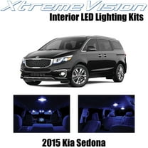 XtremeVision Interior LED for Kia Sedona 2015  9 pcs Blue Interior LED Kit   Installation Tool