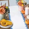 thumbnail image 4 of Thanksgiving Blue Table Runner, Autumn Thanksgiving Kitchen Dining Table Decoration for Home Party Decor 13x120 Inches, 4 of 9