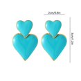 thumbnail image 3 of Pendientes de San Valentín, pendientes de San Valentín para mujer, regalos de San Valentín para ella, pendientes de corazón para mujer, joyería de moda para adolescentes, niñas y adolescentes, pendien, 3 of 7