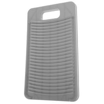 MERRYHAPY Grey Scrubbing Board for Clothes Washing, PP Material, 1 Set Laundry Cleaning Tool