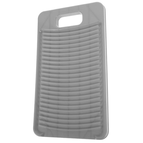 MERRYHAPY Grey Scrubbing Board for Clothes Washing, PP Material, 1 Set Laundry Cleaning Tool