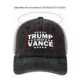 thumbnail image 4 of Trump Vance 2024 Gorras Béisbol Algodón Transpirables Ajustables (caqui), 4 of 5