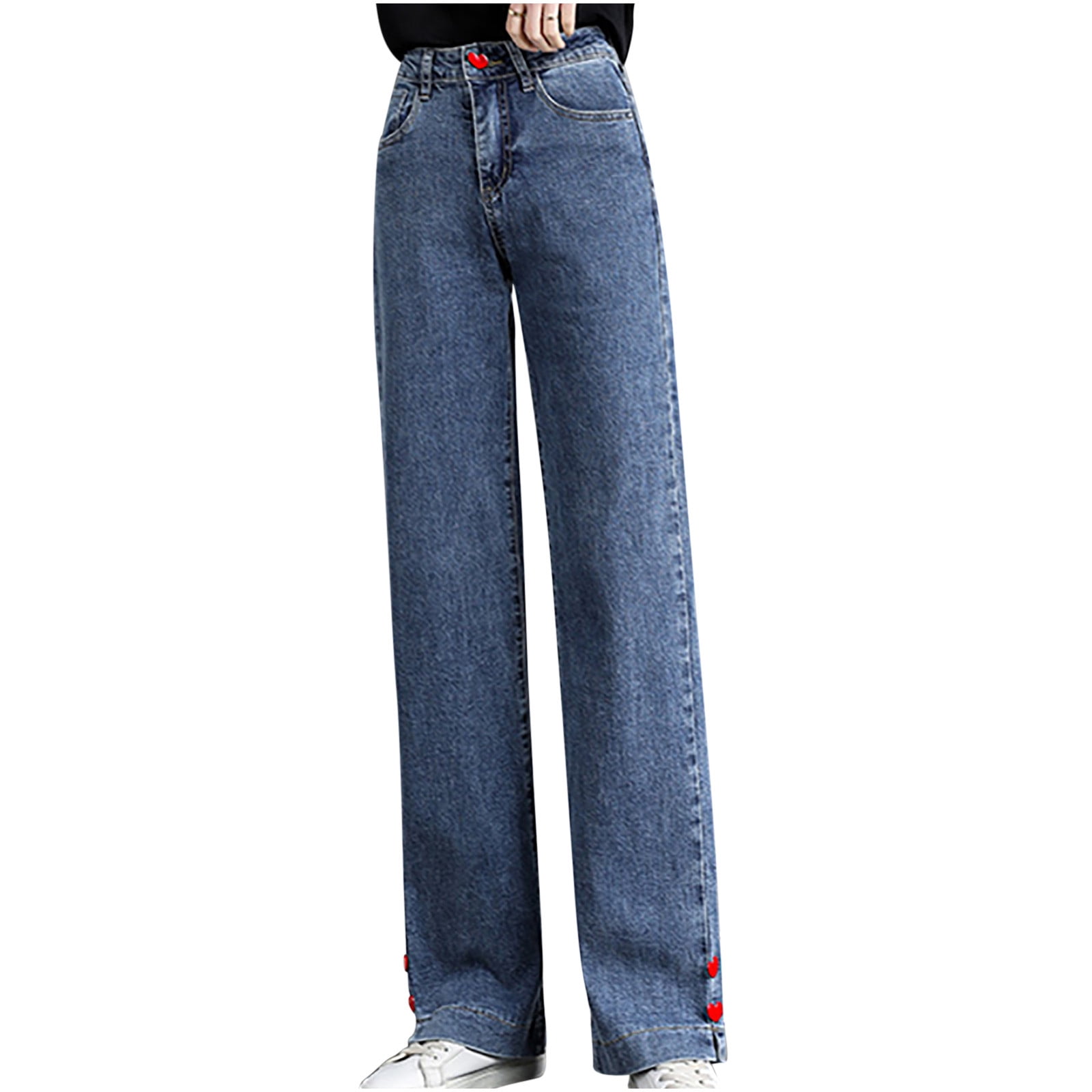 double color casual jeans