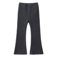 thumbnail image 4 of Girls Pants Kids Toddler Girls Summer Solid Stretch Flare Pants Thin Breathable Soft Leggings Toddler Sweatpants GY2 3 Years-4 Years, 4 of 4