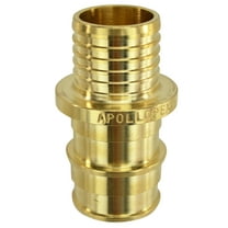 Apollo 4008431 0.75 in. PEX-A Barb T x 0.75 in. Dia Barb Brass Coupling - Pack of 25