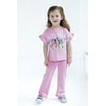 thumbnail image 2 of Bluey Bingo Chloe T-Shirt and Ribbed Flare Leggings Outfit Set Toddler to Big Kid, 2 of 5