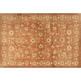 thumbnail image 1 of Ahgly Company Machine Washable Indoor Rectangle Traditional Orange Area Rugs, 6' x 9', 1 of 7