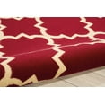 thumbnail image 4 of Eclectic Essentials Red Moroccan Trellis Area Rug, 4 of 4