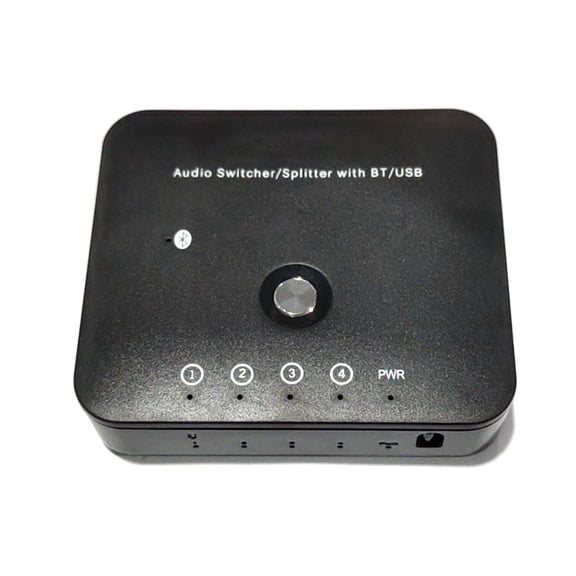Sidaley Conmutador de Audio RCA, ordenador portátil, receptor compatible con Bluetooth, convertidor de caja de interruptores, dispositivo de Cables de audio/vídeo