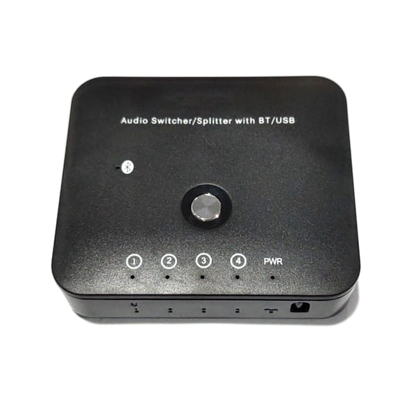 Methold Adaptador de Audio de 3,5mm, conmutador, portátil, tableta, Control remoto, receptor compatible con Bluetooth, convertidor de caja, Cables de audio/vídeo
