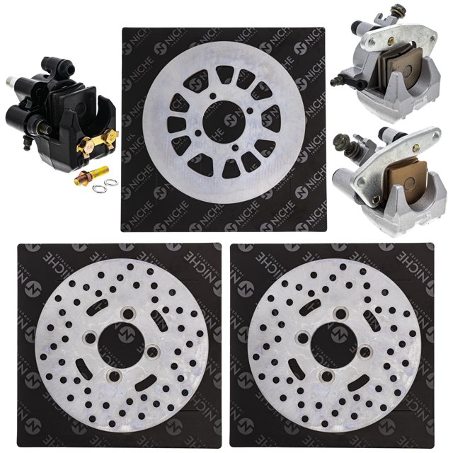 Niche Brake Rotor Caliper Kit for Yamaha Big Bear Wolverine 350 ATV MK1008021