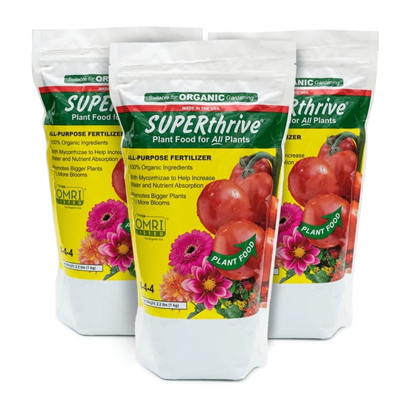 SUPERthrive Organic 4-4-4 All-Purpose Fertilizer, Solid Granular