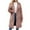 Pink, variant on IROINNID Faux Fur Coat for Women Ladies Warm Faux-fur Leopard Print Maxi Thermal Coat Winter Solid Long Sleeve Oversize Outerwear,Brown