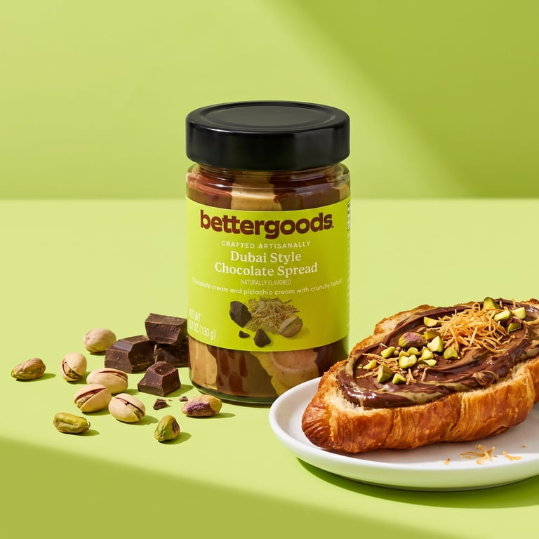 bettergoods Dubai Style Chocolate Spread, 6.7 oz - Walmart.com