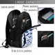 thumbnail image 4 of Balery Whale Mochila con carga USB para hombre y mujer - Mochila impermeable y antirrobo para laptop con puerto USB para viajes, trabajo, 4 of 7