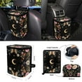 thumbnail image 4 of KUIFORTI Butterfly Car Seat Covers Full Set for Women Floral Steering Wheel Cover+Seat Belt Cover Pad+Trash Bag+Rearview Mirror Cover+Coasters+Car Vent Storage Organizer+Key Chain, 4 of 7