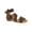 Brown Smooth, variant on Bellini Womens Nambi Faux Leather Summer Gladiator Sandals