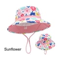 thumbnail image 4 of XZNPDUCQ Boys And Girls Beach Sun Hat Children Bucket Hat Comfortable Sun Shading Breathable Stylish Dinosaur Cartoon Print, 4 of 4