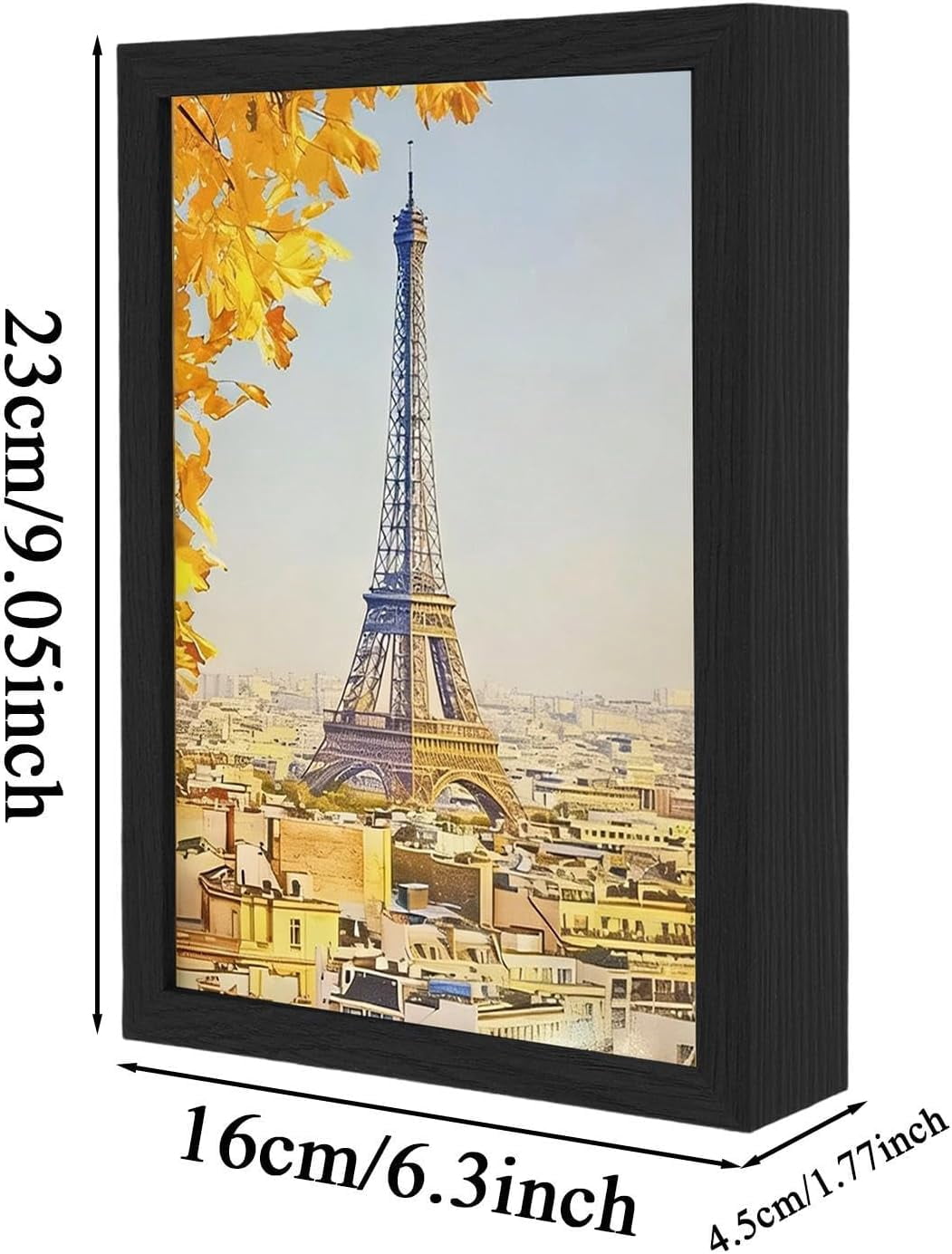 Hidden Picture Frame Safe – 16x23 cm Secret Storage Box for Valuables, Key, Cash, Money, Jewelry – Disguised Wall or Tabletop Hider