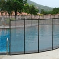 thumbnail image 1 of Costway 4'x48' In-Ground Swimming Pool Safety Fence Section 4 Set 4'x12', 1 of 10