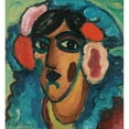 thumbnail image 2 of Alexej von Jawlensky 20x21 Black Ornate Framed Double Matted Museum Art Print Titled: Infanta, Spaniard (Spanish Infanta) (1913), 2 of 5