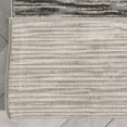 thumbnail image 3 of Well Woven Custom Size Runner - Choose Your Length - Ewen Dark & Grey Stripes Distressed 31 Inches Wide x 35 Feet Long Runner (31" x 35' Runner) Rug, 3 of 6