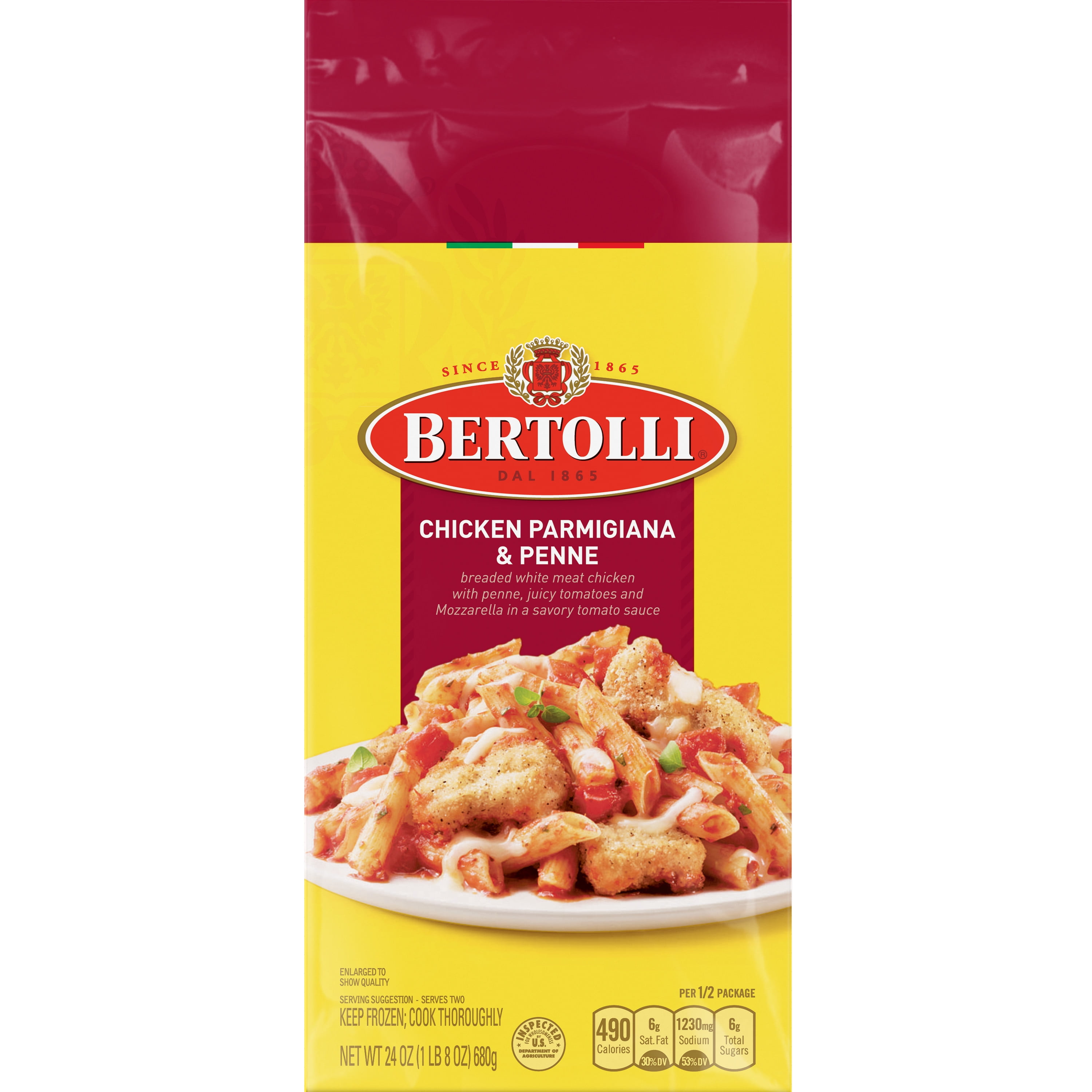 Bertolli Frozen Skillet Meals For Two Chicken Parmigiana Penne 24 Oz