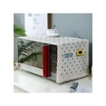 thumbnail image 2 of Microwave Oven Cover Dustproof Cotton Machine Protector Decorative Kitchen Appliance Cover with Side Storage Pockets 13.7x39.3inches, 2 of 2