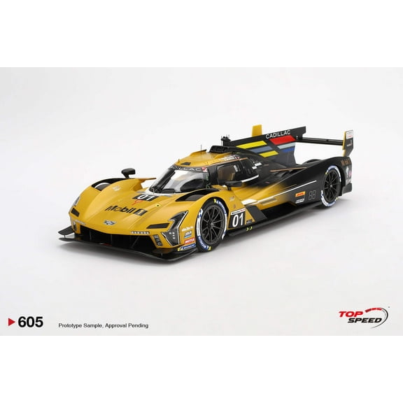 Cadillac V-Series.R #01 "Cadillac Racing" 2nd Place "12 Hours of Sebring" (2024) 1/18 Model Car by Top Speed