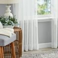 thumbnail image 4 of Mainstays Bel Air Sheer Wide Single Curtain Panel, White, 50" W x 95" L, 4 of 6