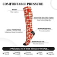 thumbnail image 3 of Bixox Tomatoes And Chili Print Compression Socks,Compression Socks Women & Men Circulation for Medical,Running,Athletic, 3 of 7