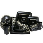 Elama Savannah 16 Pieces Stoneware Dinnerware Set