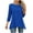 Blue, variant on Otntypg 3/4 Sleeve Flowy Tunic Tops for Women Loose Fit Dressy Casual Summer Cute Blouse Trendy Solid Color Basic Crew Neck T-Shirts to Wear with Leggings Black XL