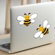 thumbnail image 1 of Wmhnj Juego de 2 pegatinas magnticas con forma de abeja para nevera, porttil, pizarra blanca, oficina, hogar y decoracin. Fcil aplicacin. Adhesivo removible., 1 of 8