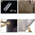 thumbnail image 7 of Amerteer 2PCS Furniture Defender Cat Scratching Guard, Furniture Protectors from Pets, Anti Cat Scratch Deterrent with Pins for Protecting Your Upholstered Furniture, Clear Premium Claw Proof Pads, 7 of 7