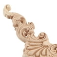 thumbnail image 2 of Bgsha New Wood Carved Flower Onlay Unpainted Applique Frame Furniture Craft Decor, 2 of 10
