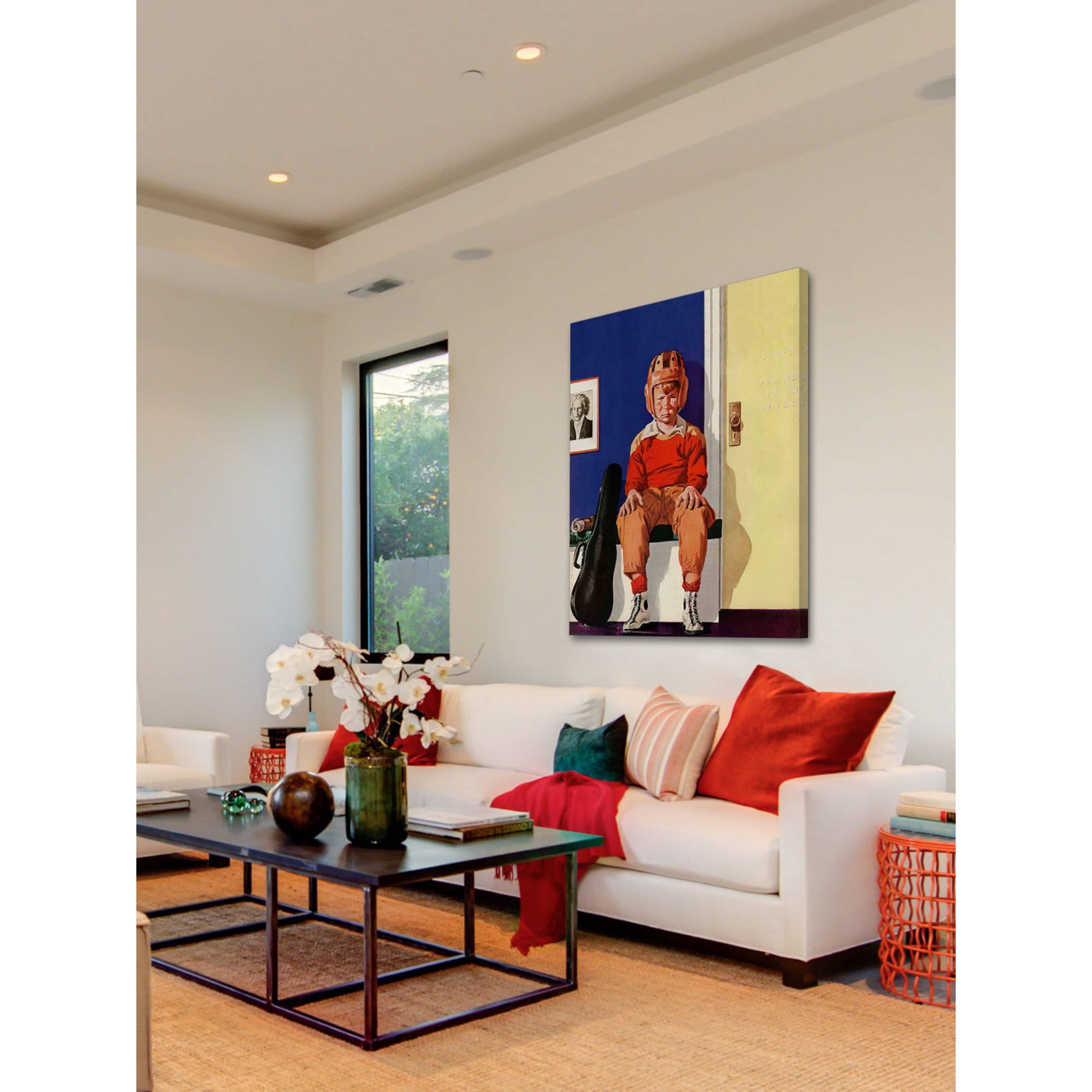 Marmont Hill Musical Sport by Lonie Bee Painting Print on Canvas