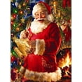thumbnail image 1 of GATYZTORY-pintura de diamantes con marco de Papá Noel, mosaico de diamantes para adultos y niños, regalo, arte de pared, decoración de artesanía para Navidad, 1 of 4