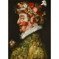 thumbnail image 3 of Arcimboldo, Giuseppe 11x14 Black Modern Framed Museum Art Print Titled - Spring, 3 of 5