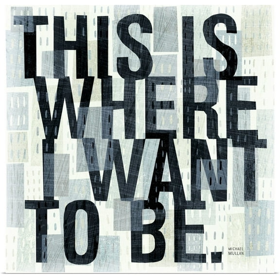 Great BIG Canvas | "This is Where" Art Print - 30x30