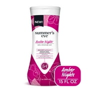 Summer's Eve Amber Nights Feminine Wash with Oat & Shea Extracts, Removes Odor, 15 fl oz