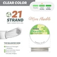 thumbnail image 2 of The Beadsmith Flex-Rite Beading Wire - 21-Strand, 0.012" (0.30 mm) Dia, Clear, 10 ft, 2 of 8