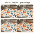thumbnail image 7 of ODIKA 6'x9' Washable Area Rug Ivory Abstract Painted Stripes Dynamic Geometric Shapes with Playful Patterns for Family Room, Living Room, Master Bedroom, Non-Slip, Easy Care, 7 of 7