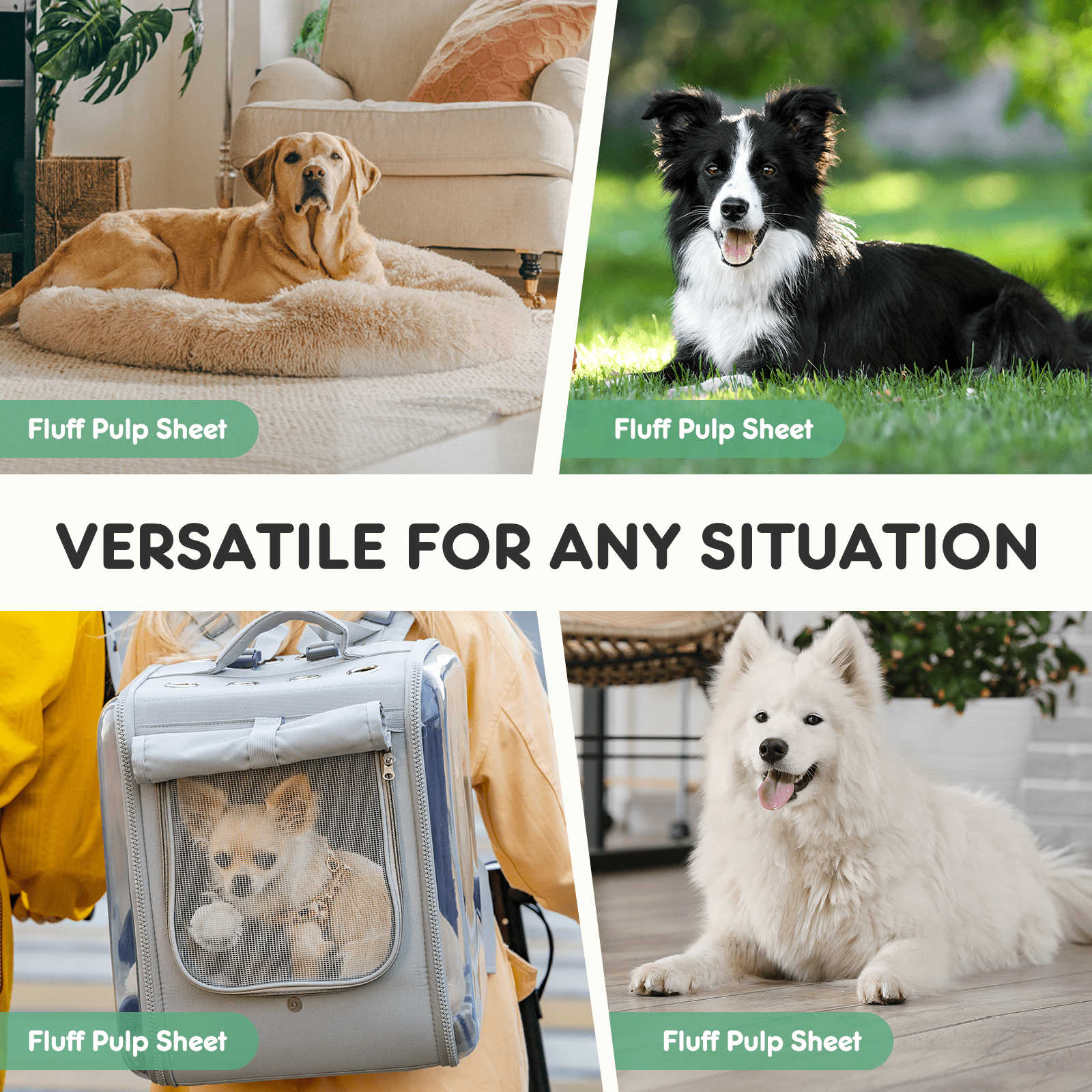 MAYEERTY Leak-Proof Quick-Drying Disposable Puppy Pads