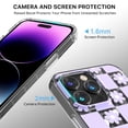 thumbnail image 5 of MyBat Pro Mood Series MagSafe Case for Apple iPhone 14 Pro Max (6.7) - Retro Purple Floral Stylish Glitter Shockproof Protective Cover for Women Girls Cute Phone Case, 5 of 6